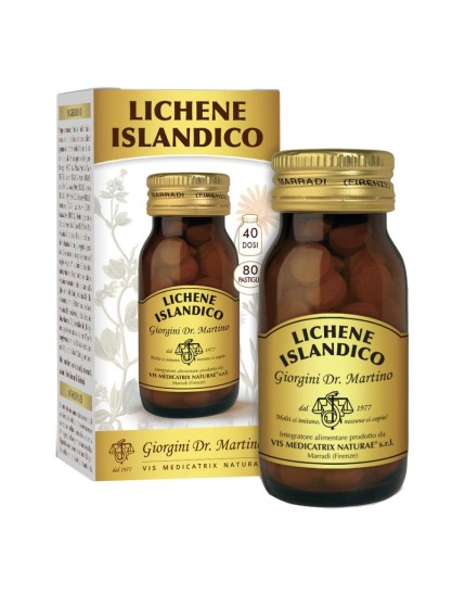 Dr. Giorgini Lichene islandico integratore difese immunitarie 80 pastiglie