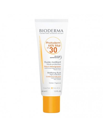 Bioderma Photoderm Akn Mat crema solare viso Spf30 40ml