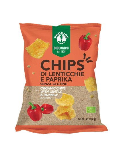 CHIPS DI LENTICCHIE E PAPRIKA