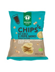 CHIPS DI CECI E PEPE NERO 40G