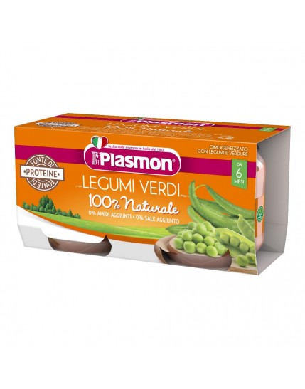 Plasmon Omog Legumi Verdi2x80g