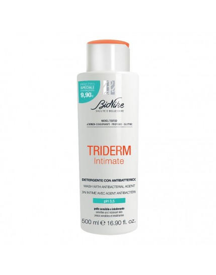 Bionike Triderm Intimate Detergente Intimo Con Antibatterico 500ml