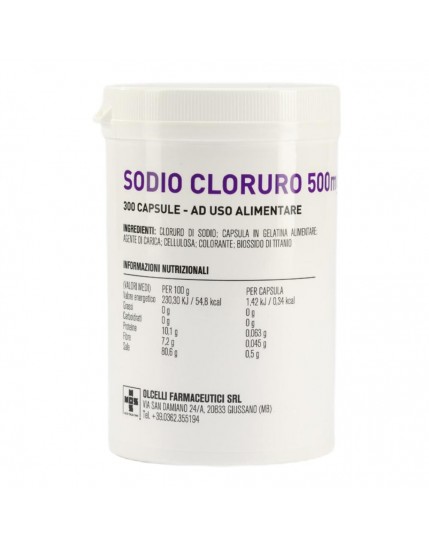 Sodio Cloruro 300 Capsule 500mg