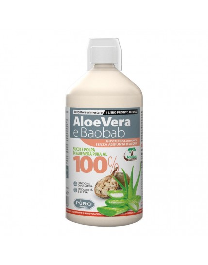 PURO AloeVera100%+Baobab Pesca