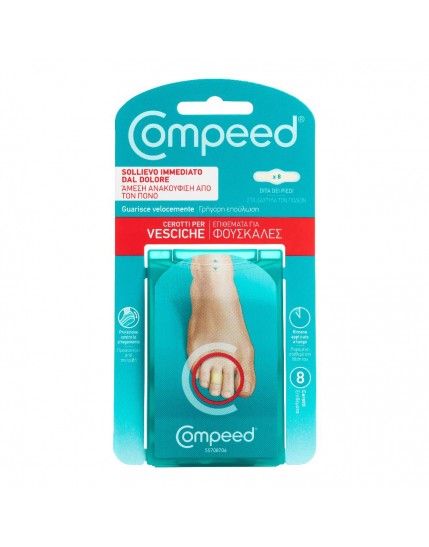 Compeed Vesciche Cerotti Dita Dei Piedi 8 Pezzi