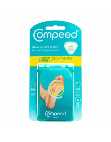 Compeed Cerotti Per Duroni Medio 6 Pezzi