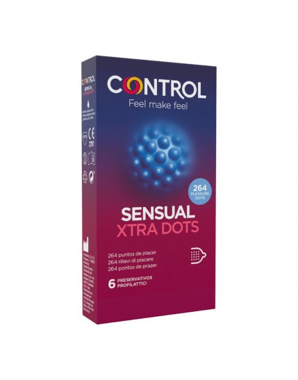 Control Sensual Dots&lines 6 Pezzi