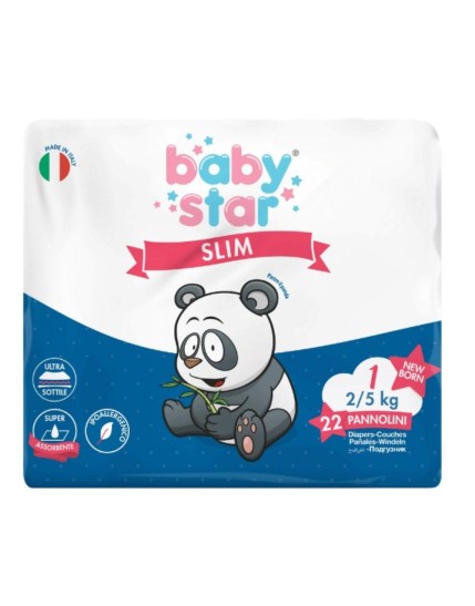 BABYSTAR SLIM 2/5KG T1NB 22PZ BABYSTAR SLIM 2/5KG T1NB 22PZ