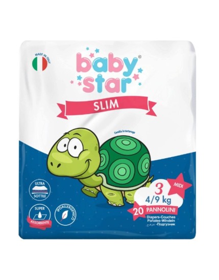 BABYSTAR SLIM 4/9KG T3 MD 20PZ BABYSTAR SLIM 4/9KG T3 MD 20PZ