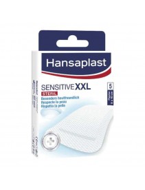 Hansaplast Sensitive Silver Certotto XXL 8x10cm 5 pezzi