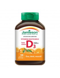 Jamieson Vitamina D Masticabile Arancia 100 Compresse