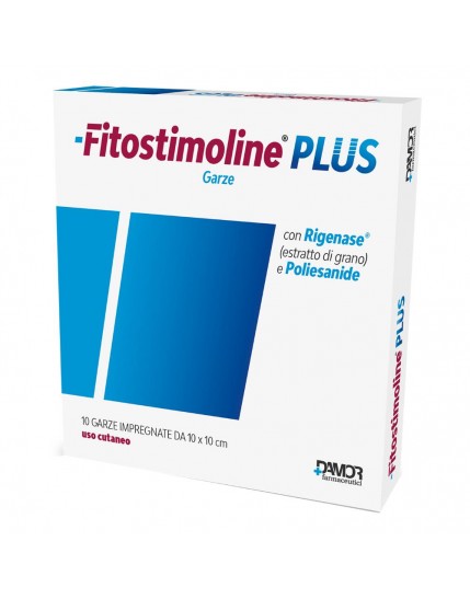 Fitostimoline Plus Garze 10x10cm 10 Pezzi