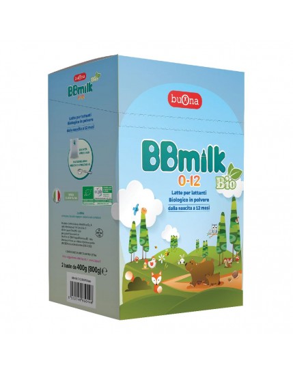 BBmilk 0-12 Latte Biologico in Polvere per Bambini 800g