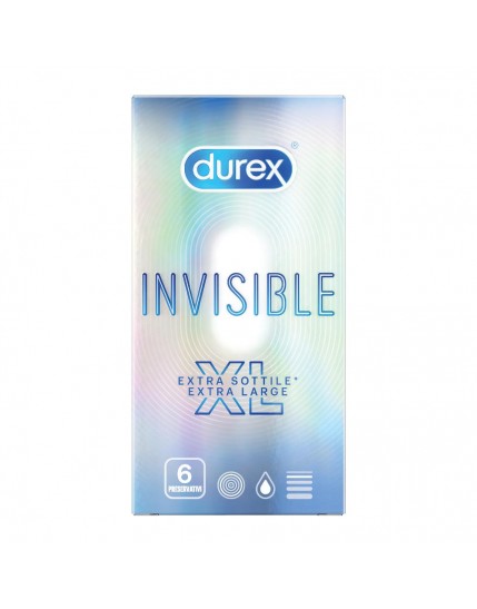 Durex Profilattico Invisible XL 6 pezzi