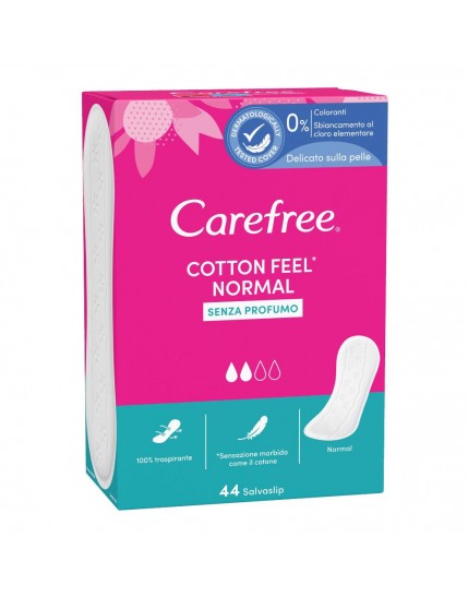 Carefree Cotton Salvaslip 44 Pezzi