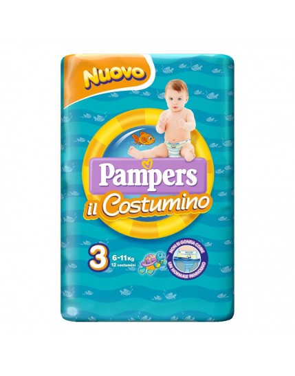 Pampers Costumino Midi Taglia 3 (6-11kg) 12 pezzi