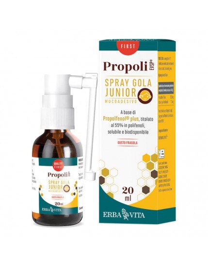 Erba Vita Propoli Evsp Spray Gola Junior 20ml