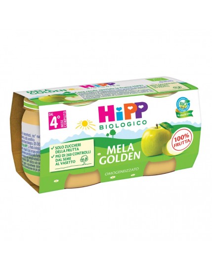 Hipp Omogeneizzato Mela Golden 2x80g