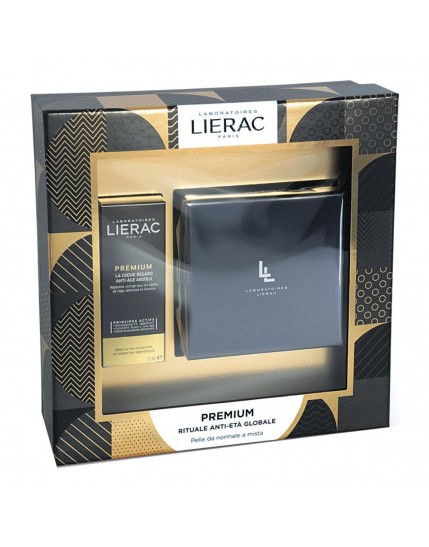 Lierac Cofanetto Premium Crema Setosa Anti-età 50 ml + Contorno Occhi 15 ml