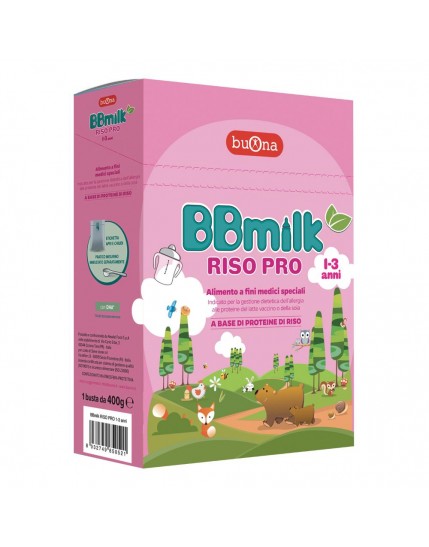 BBmilk 1-3 anni Riso Pro 400gr