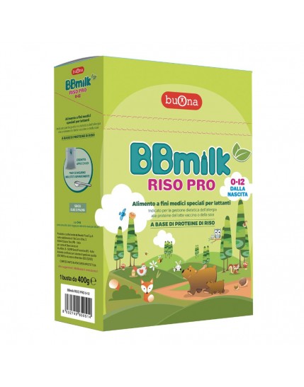 BBmilk 0-12mesi Riso Pro 400g