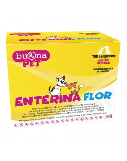 Enterina Flor 100 compresse appatibili masticabili