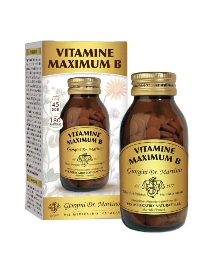 Dr. Giorgini Vitamine Maximum B 180 Pastiglie