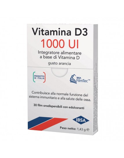 Ibsa Vitamina D3 Ibsa 1000 Ui 30 Film Orali