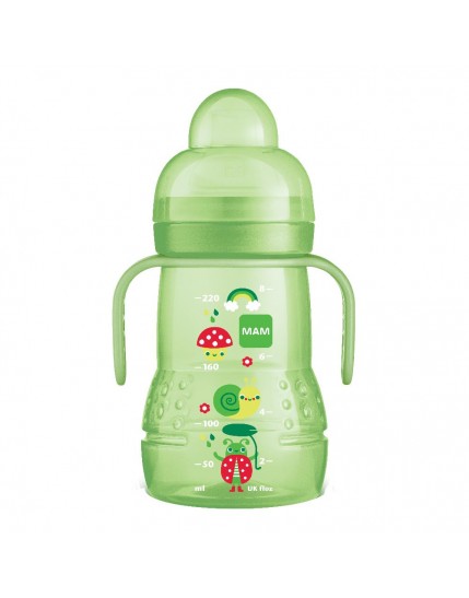 Mam Tazza per bambini 4+ mesi Colore Sorbet Green con Tettarella Extra Soft 220ml