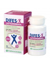 Farmaderbe Difes-x Lattoferrina 200 30 Compresse