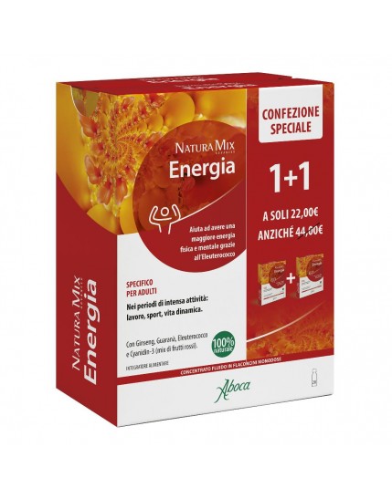 Aboca Natura Mix Advanced Energia 10+10 flaconi omaggio