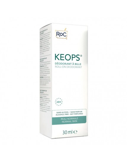 Roc Keops Deodorante Roll-On Senza Alcool Pelle Normale 30ml