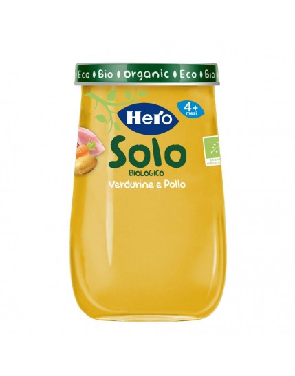 Hero Solo Omogeneizzato Verdurine e Pollo biologici 190g