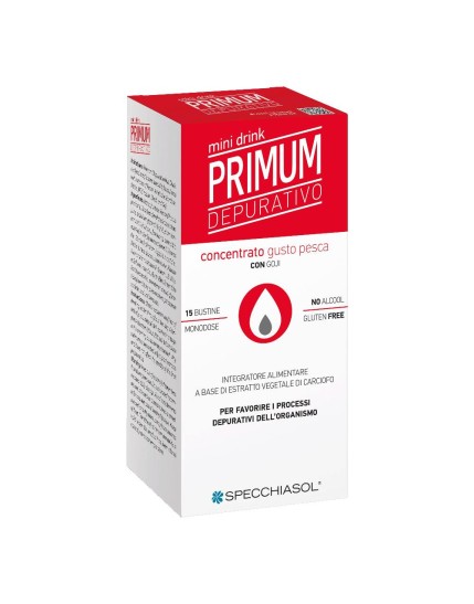 Primum Depurativo Minidrink gusto Pesca con goji 15 Stick