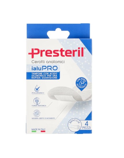 Medipresteril Ialupro Medicazioni Anatomiche Braccia Confezione 4 Pezzi Medipresteril Ialupro Medicazioni Anatomiche Braccia Confezione 4 Pezzi