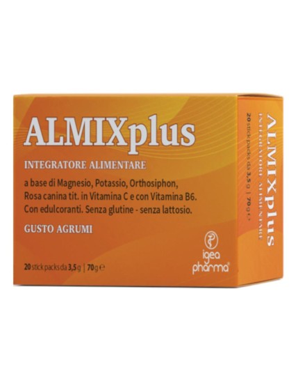 Almix Plus 20 Stick Pack Gusto agrumi