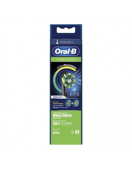 ORALB PW REF EB50 CROSS BLK 3P