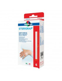 Master-aid sterigrap strip adesivo sutura ferite 75x6 mm 6 pezzi