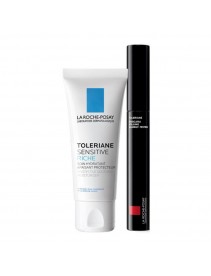 La Roche Posay Toleriane Sensitive Riche 40ml + Toleriane Mascara Volume
