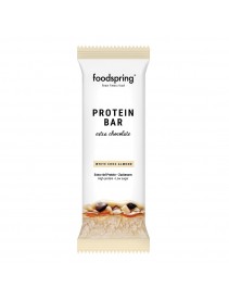 Foodspring Protein Bar Extra Cioccolato Bianco Mandorle 65g