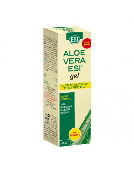 Esi Aloe Vera Gel Vitamina E Tea Tree Oil Confezione 200ml