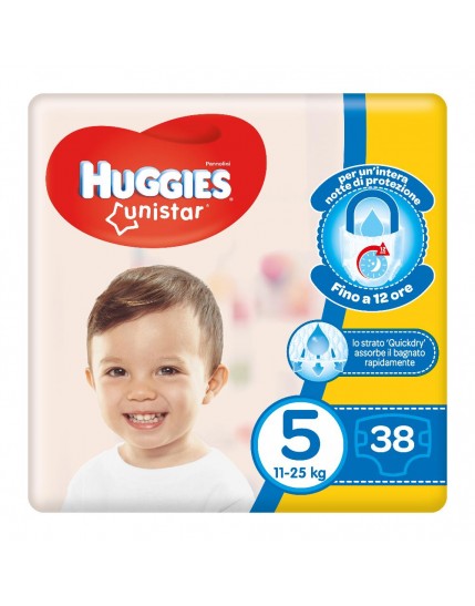 HUGGIES UNISTAR GRANDE 5 38PZ