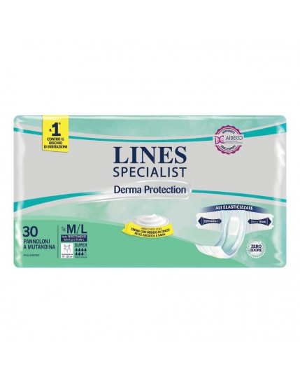 Lines Specialist Derma Protect Pannoloni a Mutandina Taglia M/L 30 pezzi