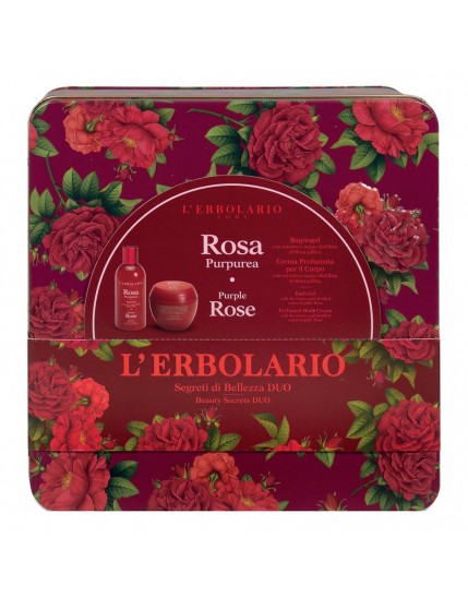 L'Erbolario Rosa Purpurea Segreti Bellezza 2 Pezzi