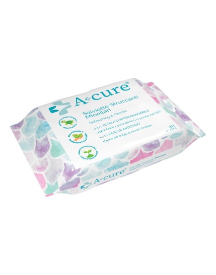 A+Cure Salviette Struccanti Micellari 20 salviette