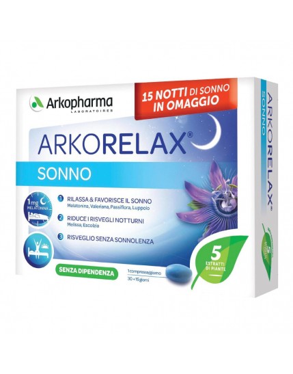Arkorelax Sonno 30+15 capsule