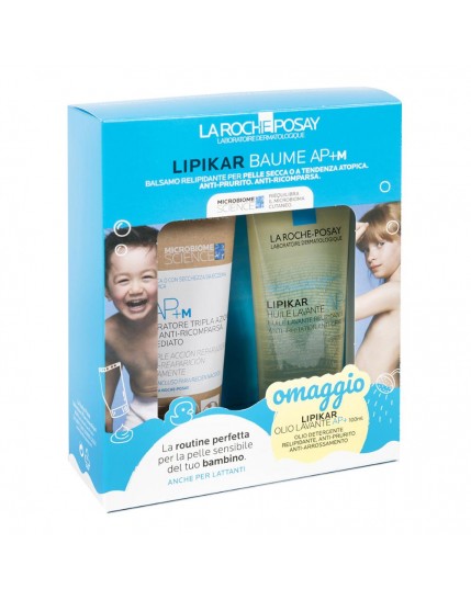 La Roche Posay Cofanetto Lipikar Baume Ap+M 200ml + Lipikar Olio Lavante 100ml