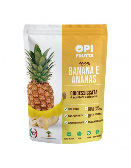 Opi Frutta Banana-Ananas Crioessicata 20g