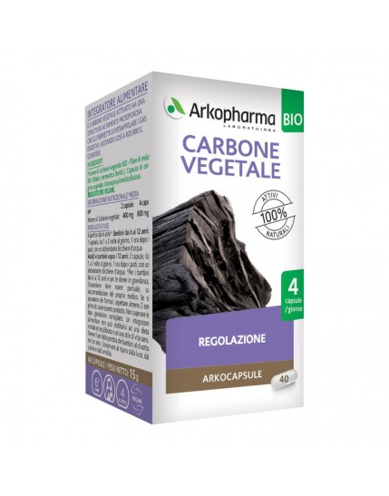 ARKOCAPSULE Carbone Veg.40 Cps