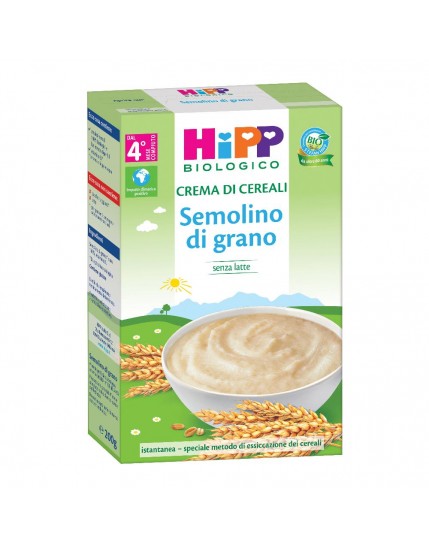 Hipp Bio Crema Di Cereali Semolino Di Grano 4Mesi+ 200g